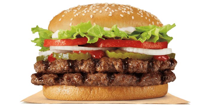 BURGER KING® Four Cheese, Ultimate Bacon, Whopper