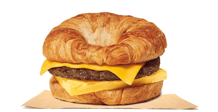 BURGER KING® Ham, Egg, Cheese Croissan_wich